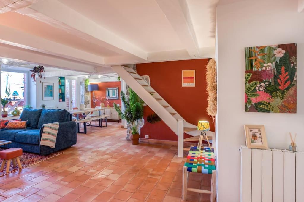 #48 Suite Jean Top Floor Terrace 5Min Walk Sea Ac นีซ ภายนอก รูปภาพ